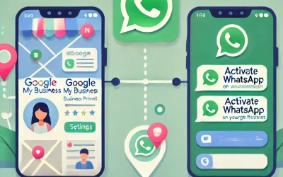 Activation de la fonction WhatsApp sur Google Business Profile